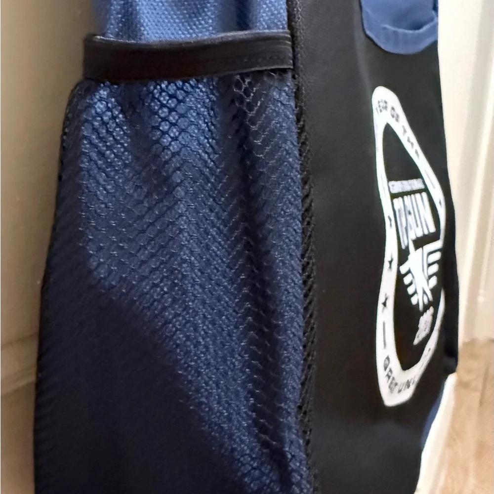 Black and Blue Tote Bag